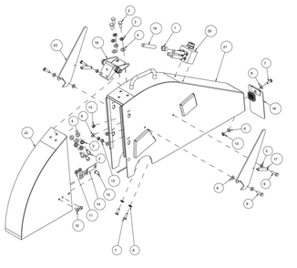 Section 33 Diagram and Parts List for MK-4020KBG 167420-20G MK Diamond Concrete Saw